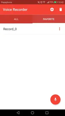 Voice Recorder Original android App screenshot 0