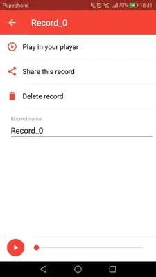 Voice Recorder Original android App screenshot 1